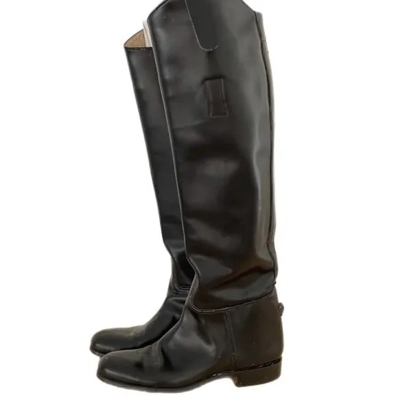 Vintage Elan Black Leather Riding Boots Sz 9.5
