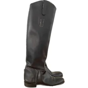 Vintage Elan Black Leather Riding Boots Sz 9.5