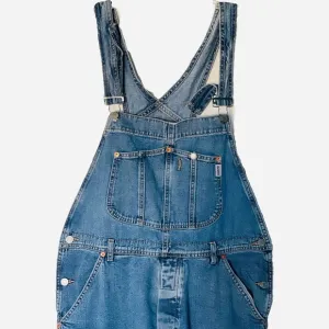 Vintage Guess Denim Overalls, Retro Hip Hop Fashion, Size L 1990’s Jean Overalls