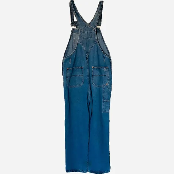Vintage Guess Denim Overalls, Retro Hip Hop Fashion, Size L 1990’s Jean Overalls
