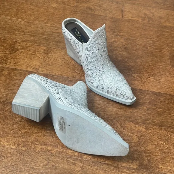 Vintage Havana Rhinestone Booties