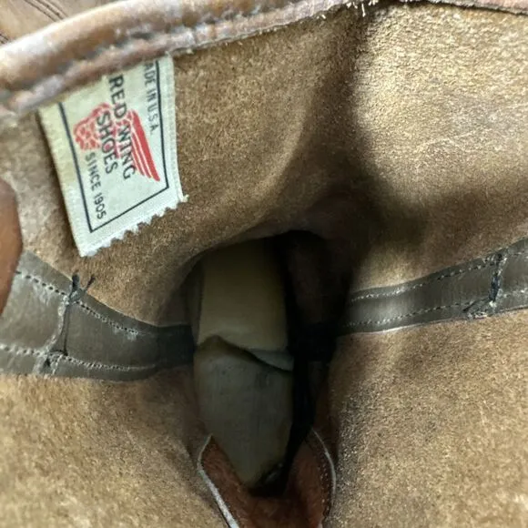 Vintage Red Wing Pecos Boots 488 Light Brown Leather Men's Size 7 D