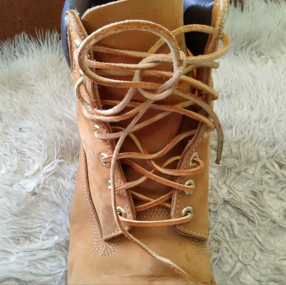 Vintage Timberland Leather Lace Up Waterproof Boot Size 13W