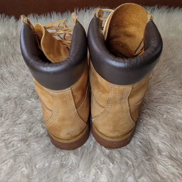 Vintage Timberland Leather Lace Up Waterproof Boot Size 13W