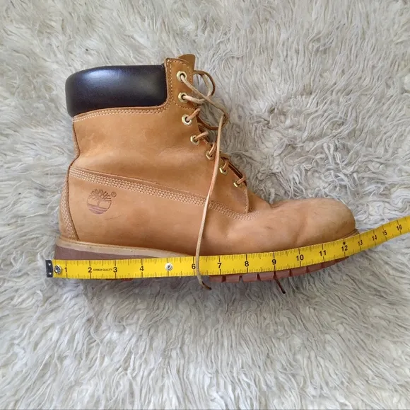 Vintage Timberland Leather Lace Up Waterproof Boot Size 13W