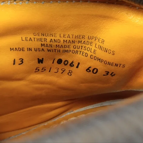 Vintage Timberland Leather Lace Up Waterproof Boot Size 13W