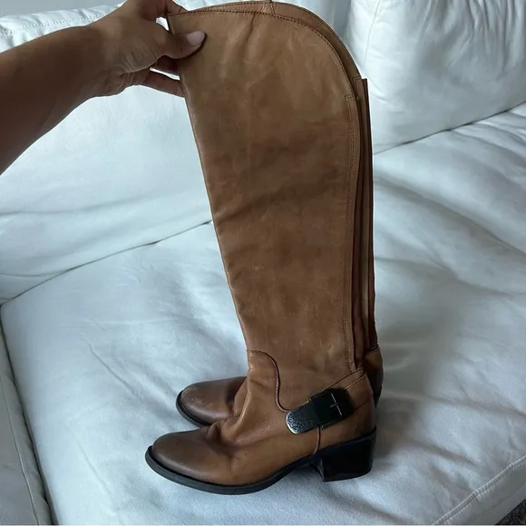 Vintage Vince Camuto Bedina Leather Riding Boots