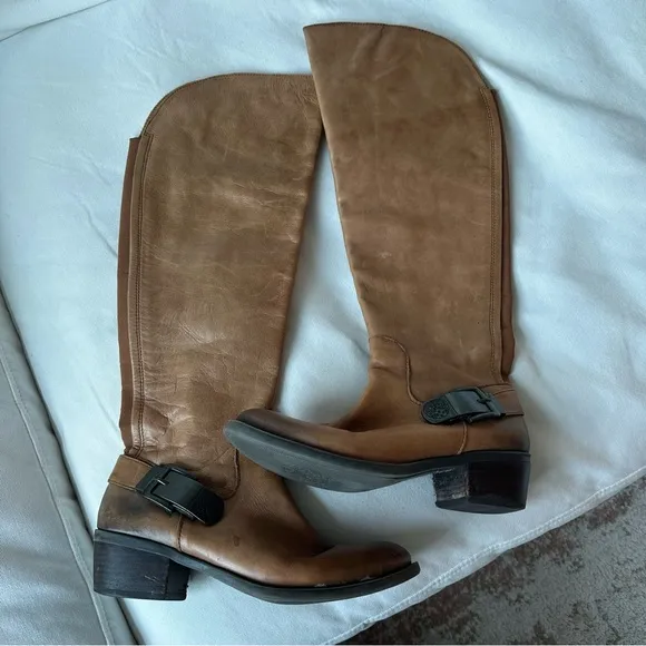 Vintage Vince Camuto Bedina Leather Riding Boots