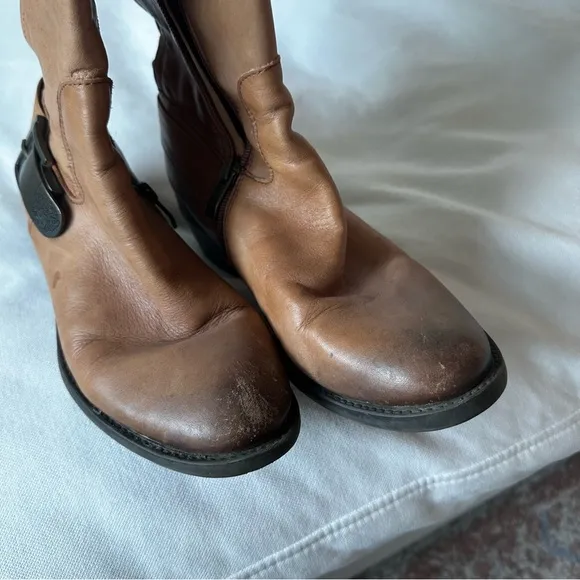Vintage Vince Camuto Bedina Leather Riding Boots