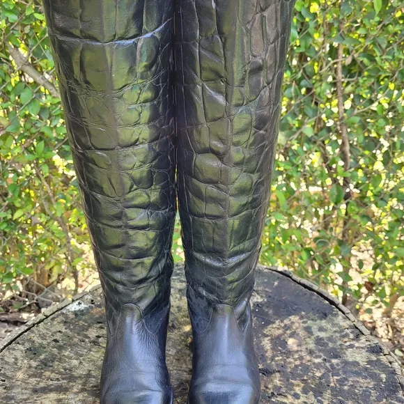 Vintage Women Riding Boots By Made In Italy Size 7.5N/Women Tall Riding Boots/ G