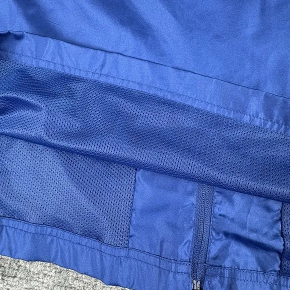 Vintage Y2K Athletic Works Track Suit Men's M Blue Black Zip Jacket Pants Retro
