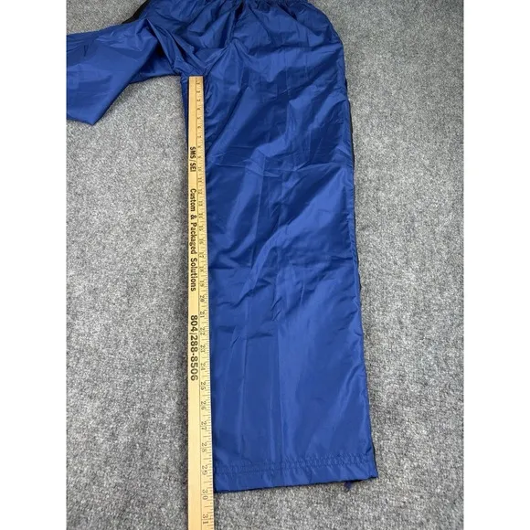 Vintage Y2K Athletic Works Track Suit Men's M Blue Black Zip Jacket Pants Retro