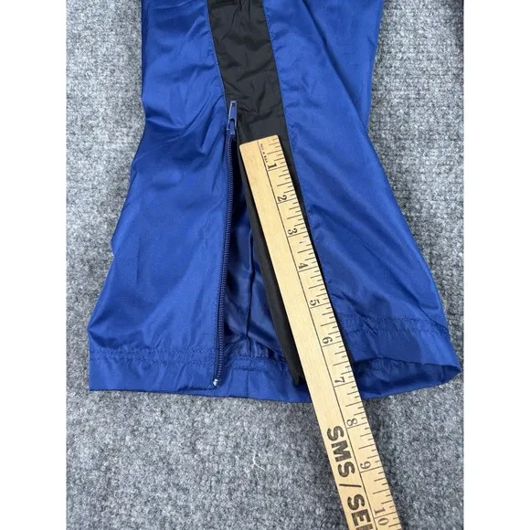 Vintage Y2K Athletic Works Track Suit Men's M Blue Black Zip Jacket Pants Retro