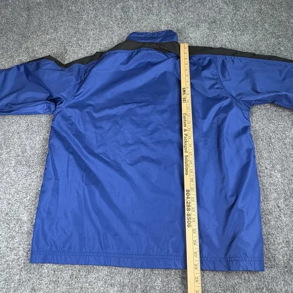 Vintage Y2K Athletic Works Track Suit Men's M Blue Black Zip Jacket Pants Retro
