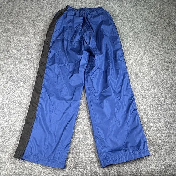 Vintage Y2K Athletic Works Track Suit Men's M Blue Black Zip Jacket Pants Retro