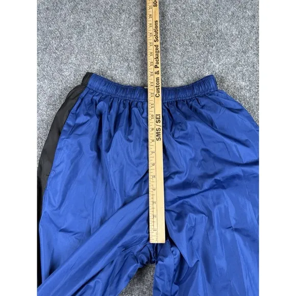 Vintage Y2K Athletic Works Track Suit Men's M Blue Black Zip Jacket Pants Retro