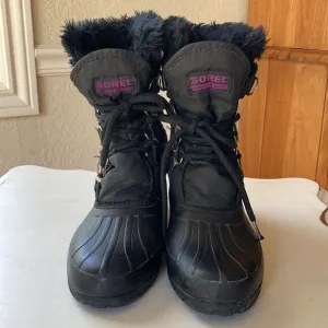 Vintage Sorel Women’s Snow Winter Fleece Lined Waterproof Boots Size 8
