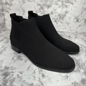 Vivaia Womens Ryan Slip-On Square-Toe Ankle Chelsea Boots Size EU 39/ US 8 Black