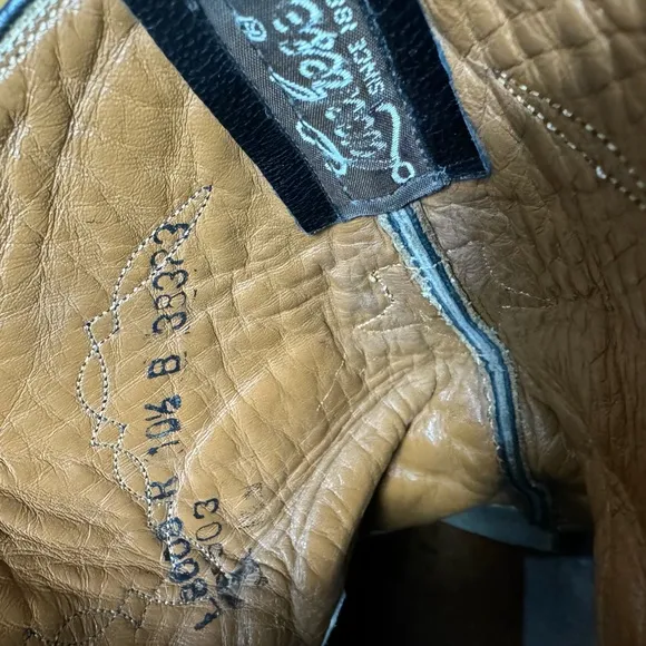 Vtg Lucchese Cowboy Boots