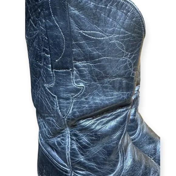 Vtg Lucchese Cowboy Boots