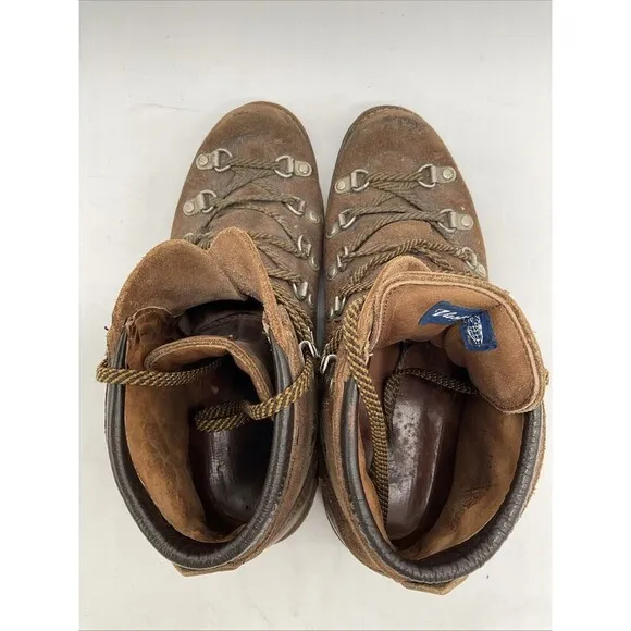 VTG Vasque 29396 K73 6230 Mountaineering Hiking Boots Brown Leather Sz 7N