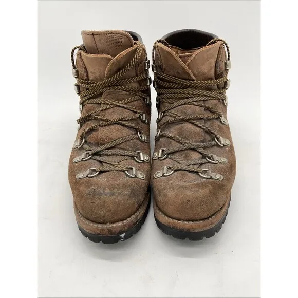 VTG Vasque 29396 K73 6230 Mountaineering Hiking Boots Brown Leather Sz 7N