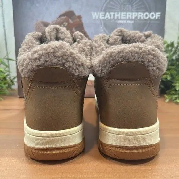 Weatherproof Slope Leather Sneaker Boots Size 10
