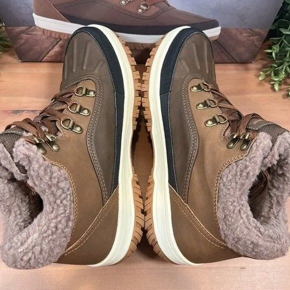 Weatherproof Slope Leather Sneaker Boots Size 10