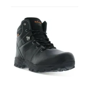 WEATHERPROOF VINTAGE Mens Black Mixed Media Jeremiah Round Toe Hiking Boots 8 M