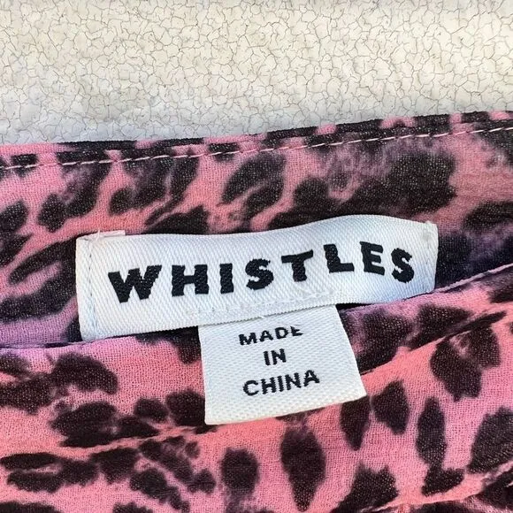 **** Whistles Wild Cat Print Skirt (R)
