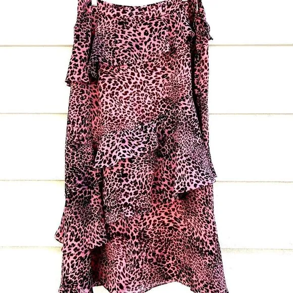**** Whistles Wild Cat Print Skirt (R)