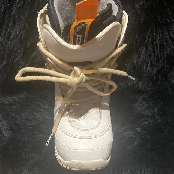 White and Tan High-Top‎ Rain &amp; Snow Boots