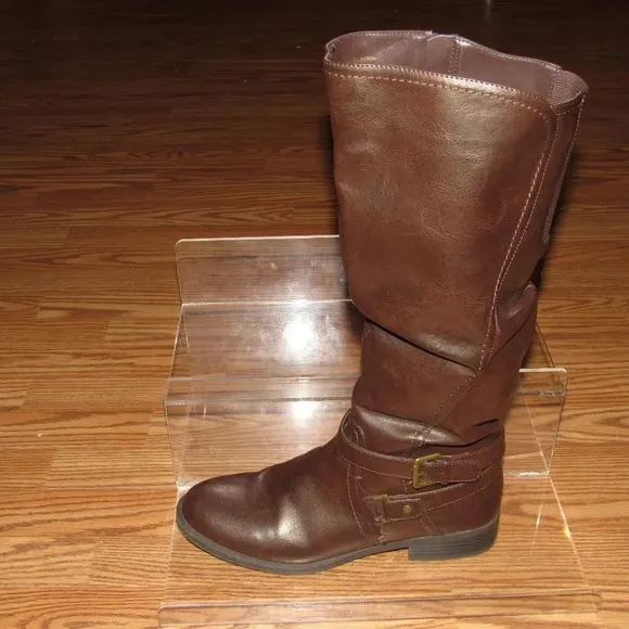 WHITE MOUNTAIN Layton Riding Brown Boots Size 10M