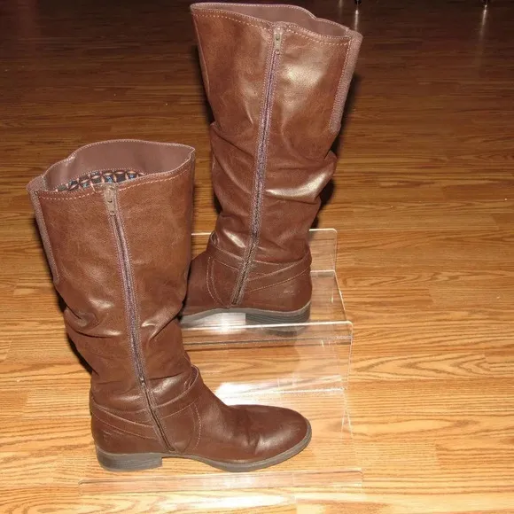 WHITE MOUNTAIN Layton Riding Brown Boots Size 10M