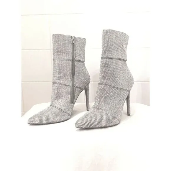 Winona Rhinestone Boots | Steve Madden | 9 | NWOB #0204