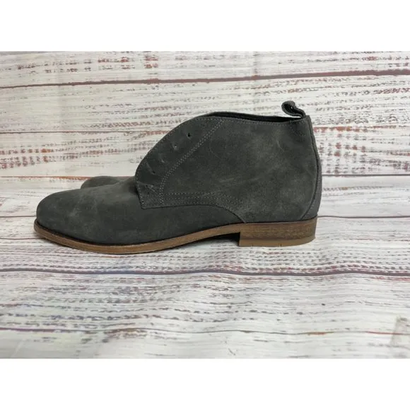 WOLVERINE Hensel 4-Eye‎ grey Sz 10.5 Men Suede Lace-Up Chukka Ankle Boots