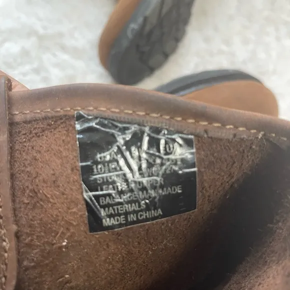 Wolverine Wellington Men’s Tan Leather Biker Boots SZ10.5 W01727