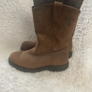 Wolverine Wellington Men’s Tan Leather Biker Boots SZ10.5 W01727