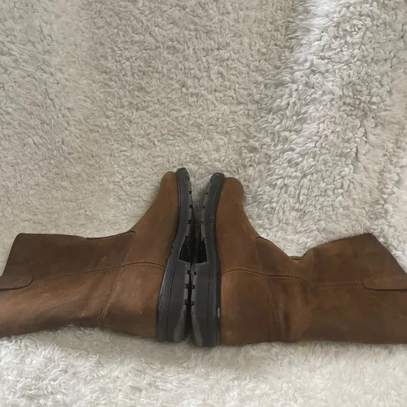 Wolverine Wellington Men’s Tan Leather Biker Boots SZ10.5 W01727