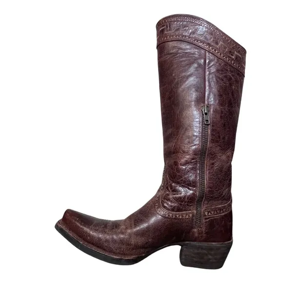 Women’s Ariat Snip Toe Fashion Brown Boots 6.5 B