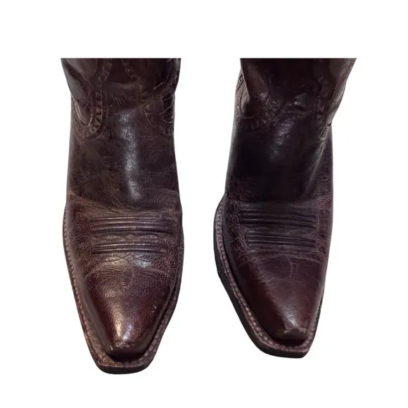 Women’s Ariat Snip Toe Fashion Brown Boots 6.5 B