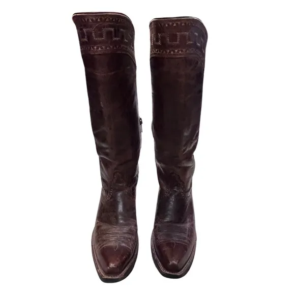 Women’s Ariat Snip Toe Fashion Brown Boots 6.5 B