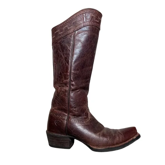 Women’s Ariat Snip Toe Fashion Brown Boots 6.5 B