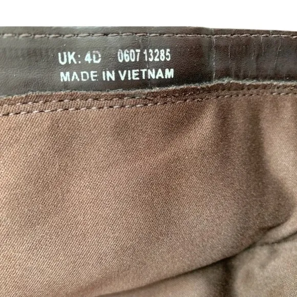 Women’s Boots CLARKS Brown Leather Riding Boots Zip Side Flat Riding Boots
