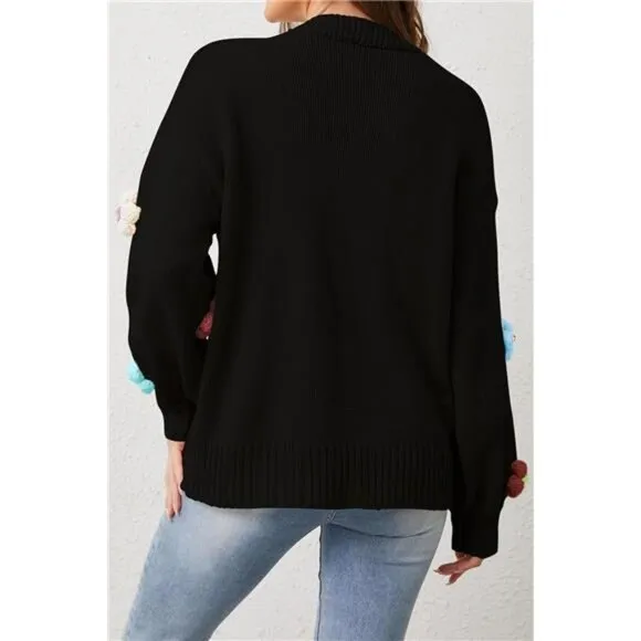 Womens Cardigan Sweaters Black