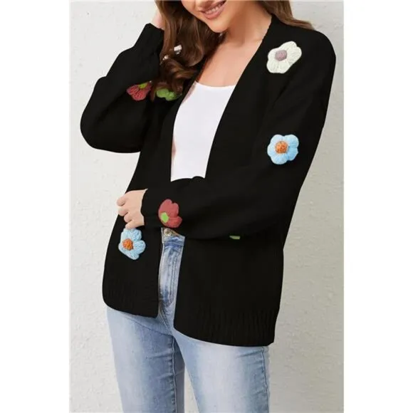 Womens Cardigan Sweaters Black