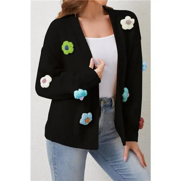 Womens Cardigan Sweaters Black