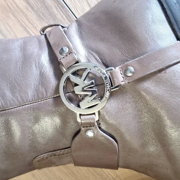 Womens MICHAEL Michael Kors Fulton Harness Riding Boots -