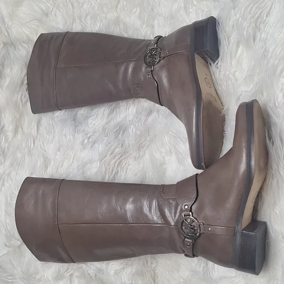 Womens MICHAEL Michael Kors Fulton Harness Riding Boots -