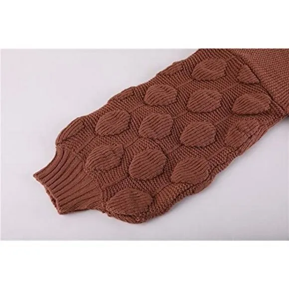 WOMENS Oversized Knit Cardigan Outwear Picture Color